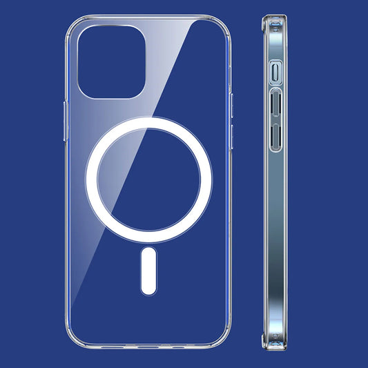 Coque MagSafe pour Apple iPhone 13, Techsuit, Pro, Transparente