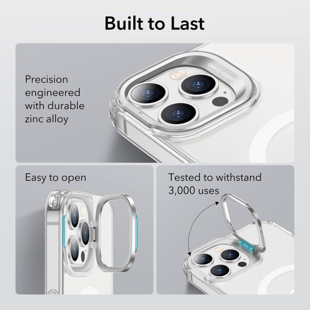 Coque MagSafe pour Apple iPhone 14 Pro, ESR, Classic Kickstand, Transparente