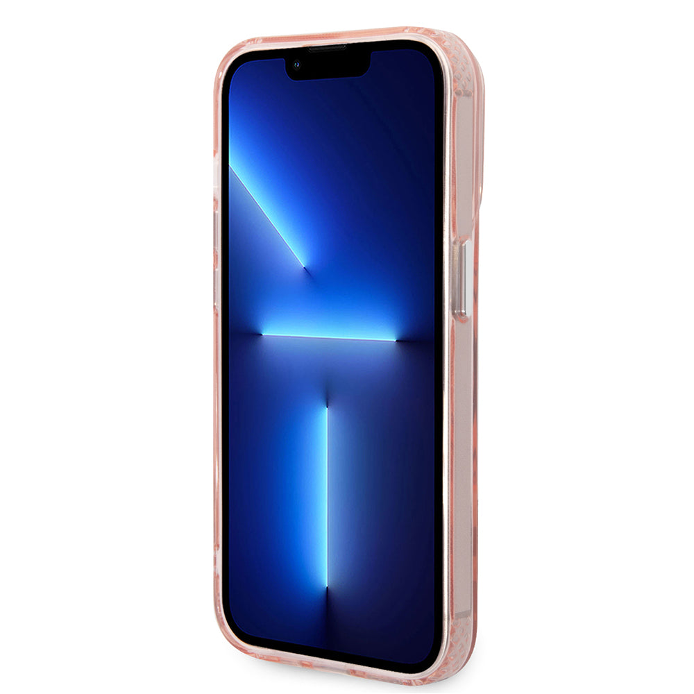 MagSafe hoesje voor Apple iPhone 14 Pro Max, Karl Lagerfeld, Karl & Choupette Aluminium, Roze