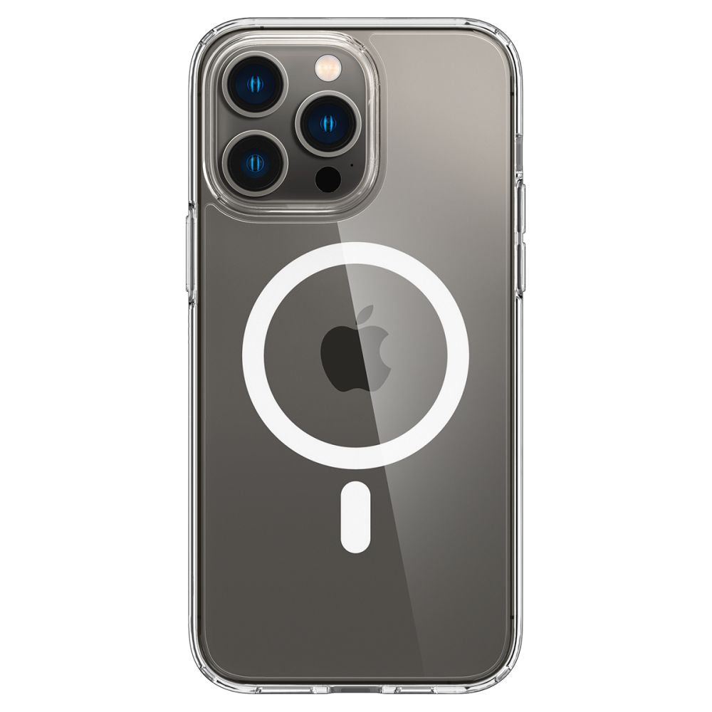 MagSafe hoesje voor Apple iPhone 14 Pro, Spigen, Ultra Hybrid, Wit