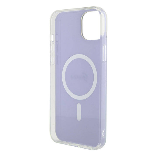 MagSafe hoesje voor Apple iPhone 15, Guess, IML Iridescent, Paars