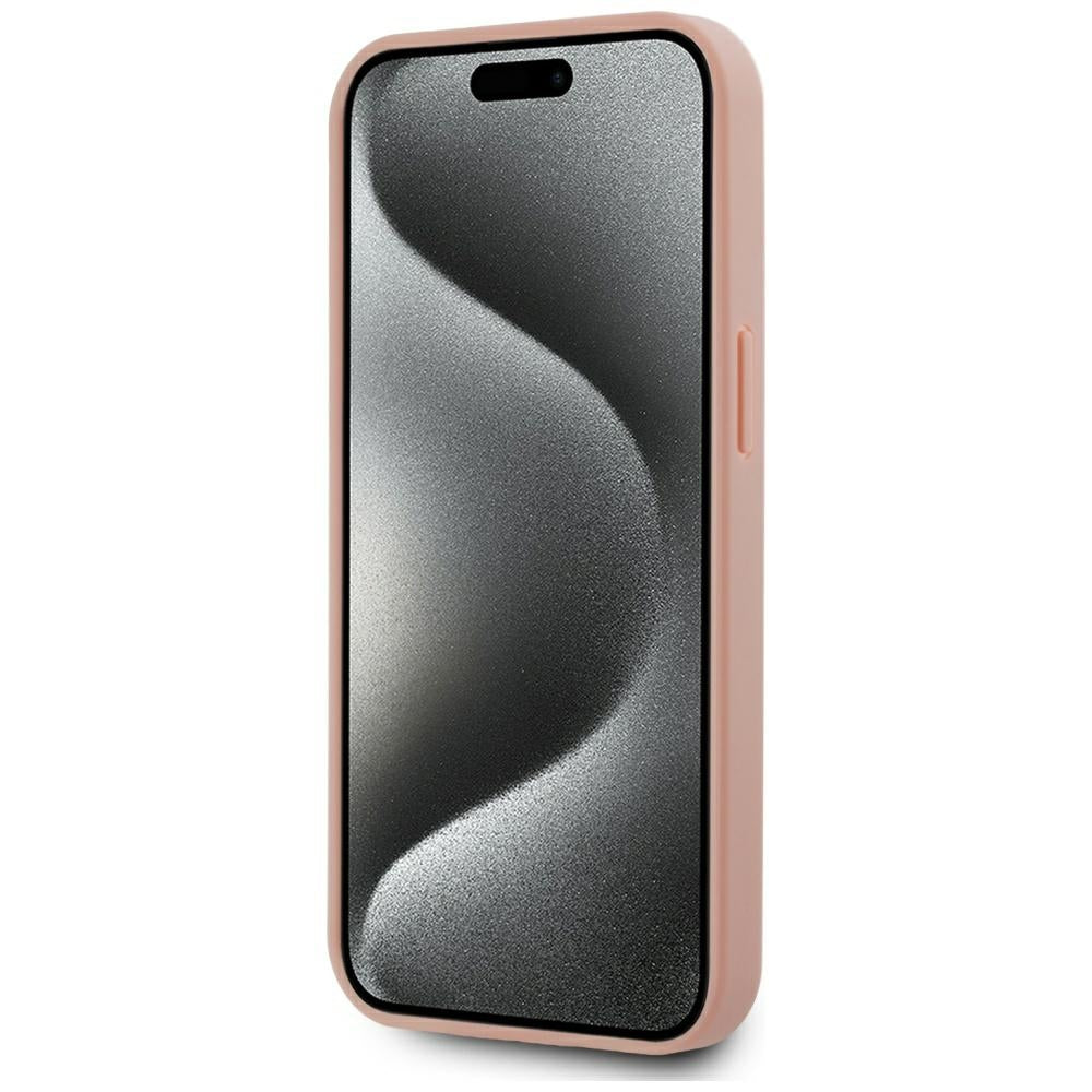 MagSafe hoes voor Apple iPhone 15, Karl Lagerfeld, Hot Stamp, Roze