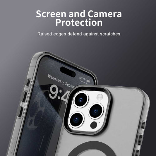 Coque MagSafe pour Apple iPhone 15 Pro Max, Techsuit, CandyCase, Noire