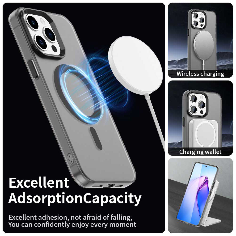 Coque MagSafe pour Apple iPhone 15 Pro Max, Techsuit, CandyCase, Noire