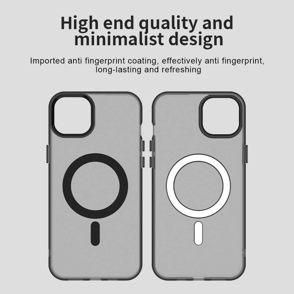 Coque MagSafe pour Apple iPhone 15, Techsuit, CandyCase, Noire