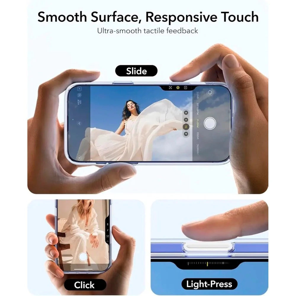 Coque MagSafe pour Apple iPhone 16, ESR, Classic Hybrid Kickstand Slide, Transparente