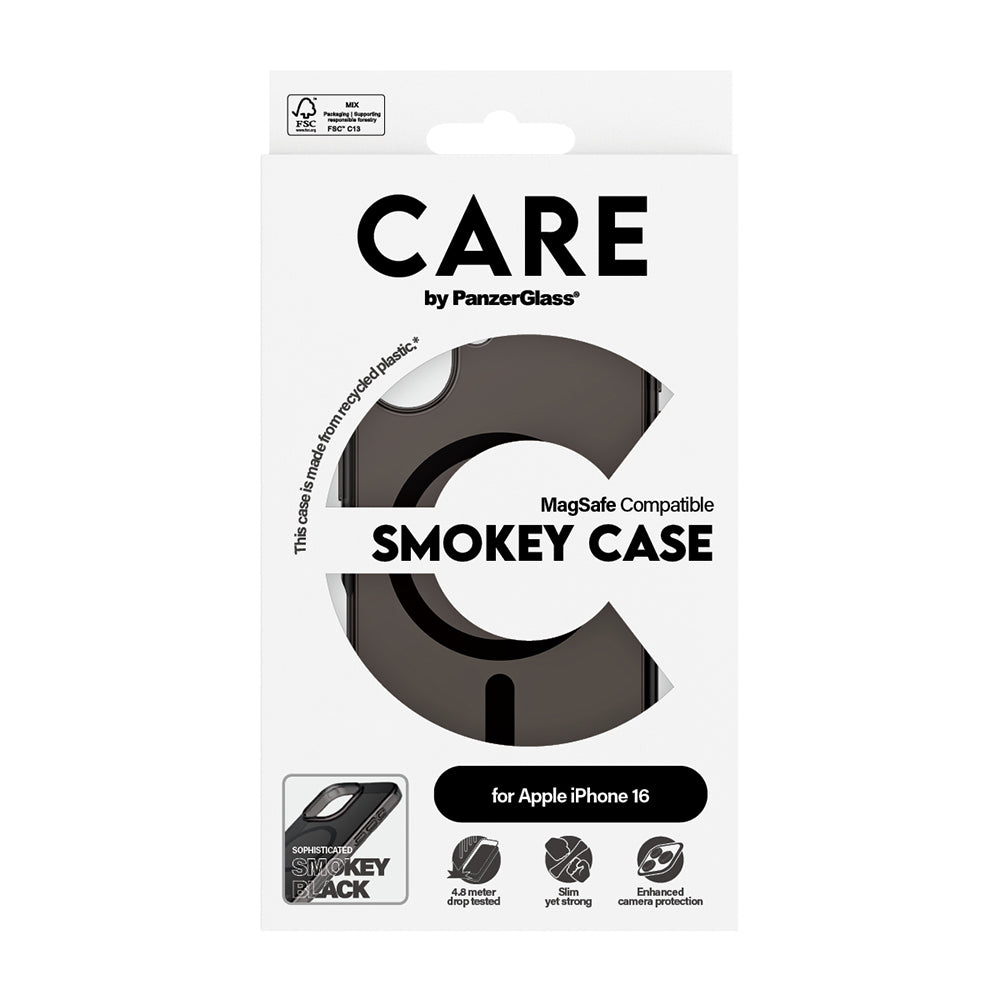 Coque MagSafe pour Apple iPhone 16, PanzerGlass, Care Urban Combat, Noire