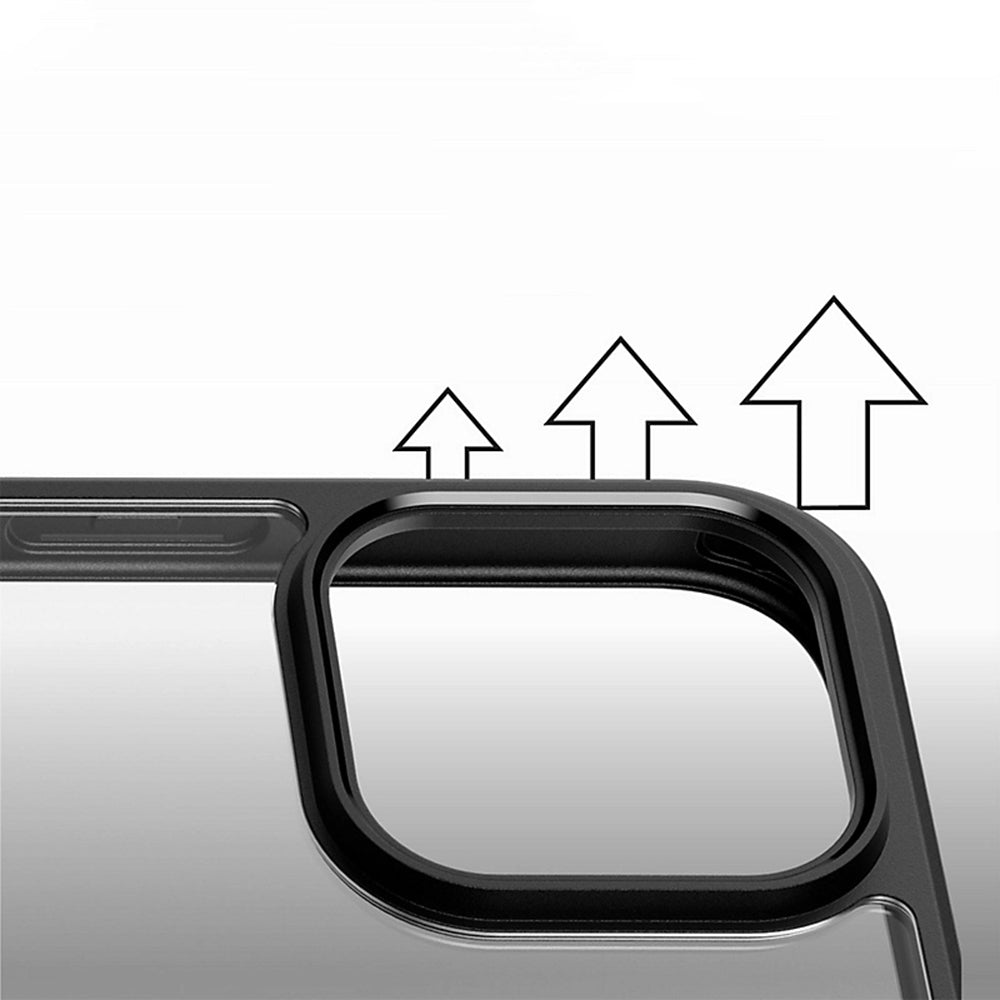 MagSafe Hülle für Apple iPhone 16, PanzerGlass, Rahmen, Schwarz Transparent