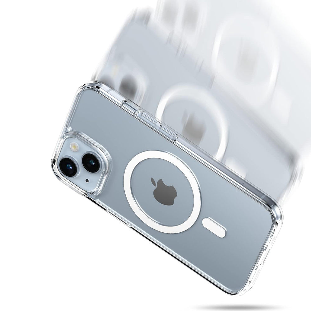 MagSafe Hülle für Apple iPhone 16, PanzerGlass, HardCase, Weiß Transparent