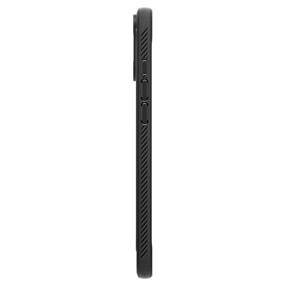 MagSafe hoesje voor Apple iPhone 16 Plus, Spigen, Rugged Armor, Matzwart