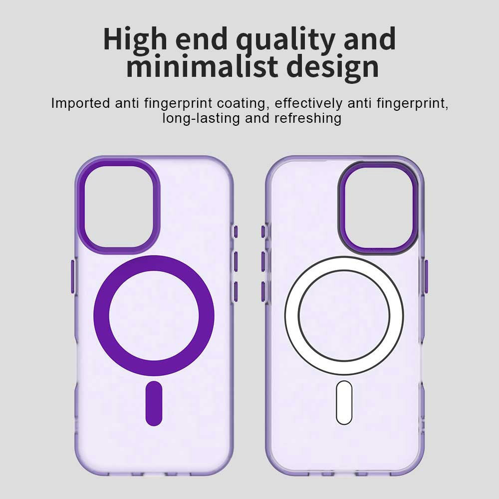 Coque MagSafe pour Apple iPhone 16 Plus, Techsuit, CandyCase, Violet