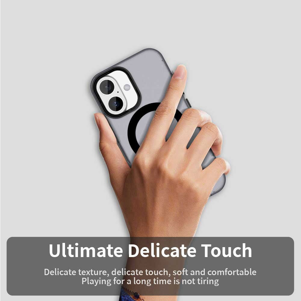 Coque MagSafe pour Apple iPhone 16 Plus, Techsuit, CandyCase, Noire