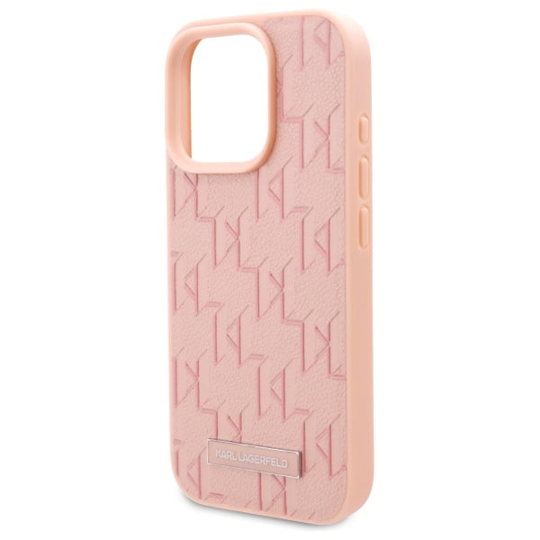 MagSafe hoes voor Apple iPhone 16 Pro, Karl Lagerfeld, Hot Stamp, Roze