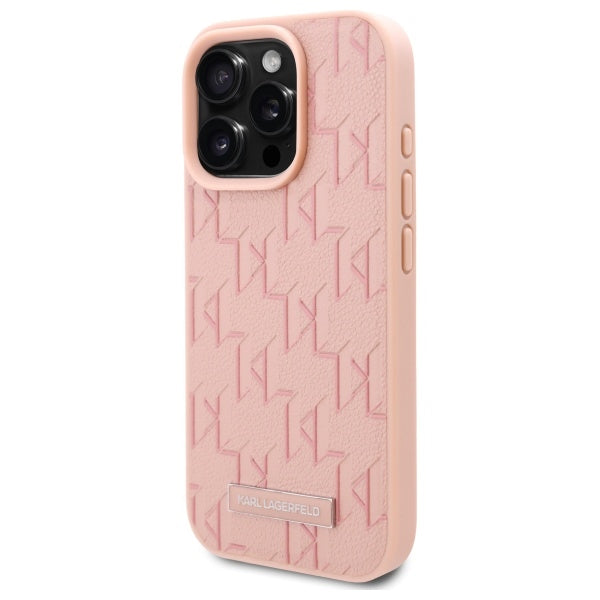 MagSafe hoes voor Apple iPhone 16 Pro, Karl Lagerfeld, Hot Stamp, Roze