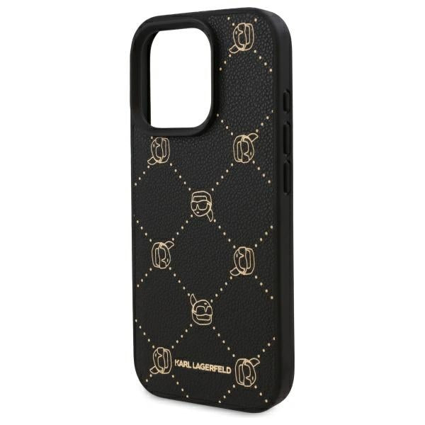 Étui MagSafe pour Apple iPhone 16 Pro, Karl Lagerfeld, Karl's Head, Noir
