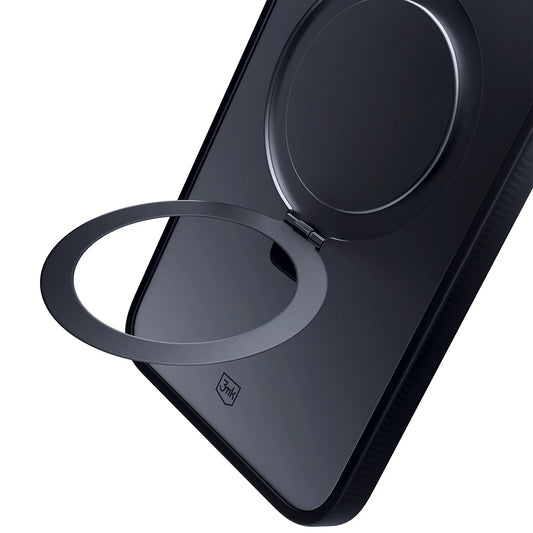 Coque MagSafe pour Apple iPhone 16 Pro Max, 3MK, Smoke MagStand, Noire
