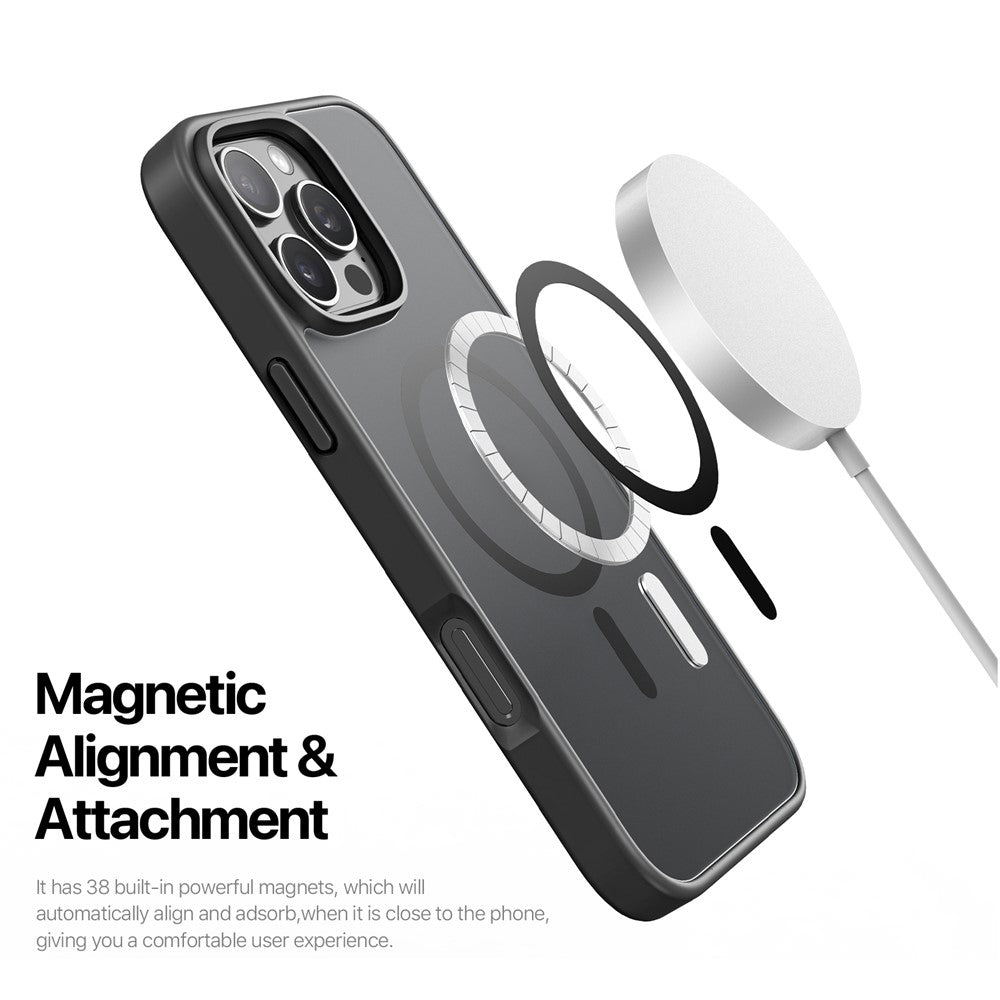 MagSafe-hoesje voor Apple iPhone 16 Pro Max, DUX DUCIS, Yind, zwart