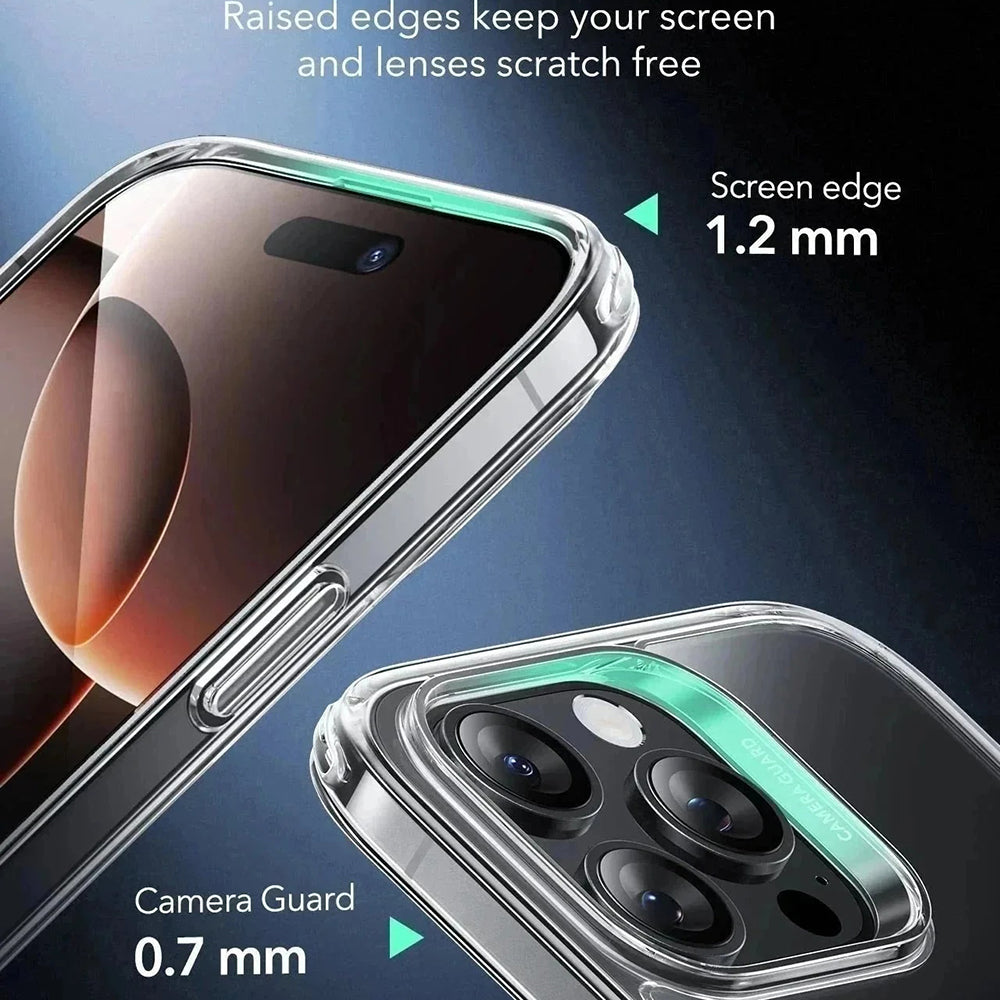 MagSafe hoesje voor Apple iPhone 16 Pro Max, ESR, Classic Hybrid Slide, Transparant