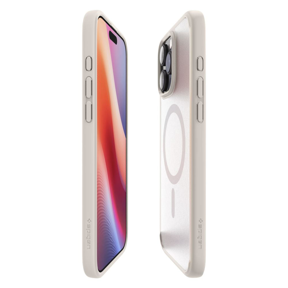 MagSafe hoesje voor Apple iPhone 16 Pro Max, Spigen, Ultra Hybrid, Satijn Brons ACS08382