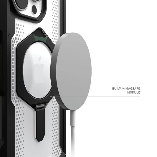 Coque MagSafe pour Apple iPhone 16 Pro Max, Urban Armor Gear, Plasma XTE, Noir Transparent