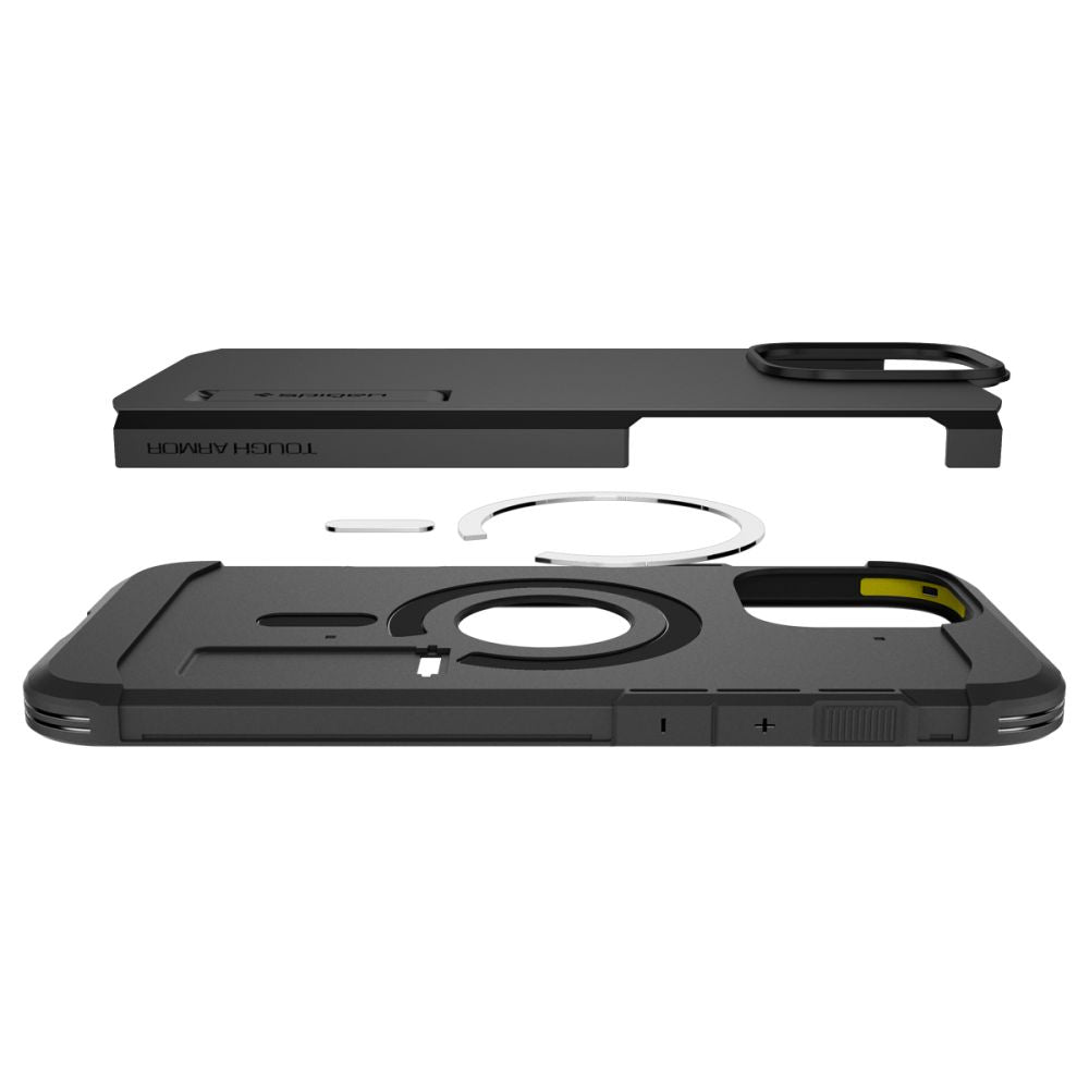 Coque MagSafe pour Apple iPhone 16 Pro, Spigen, Tough Armor, Noire ACS08146