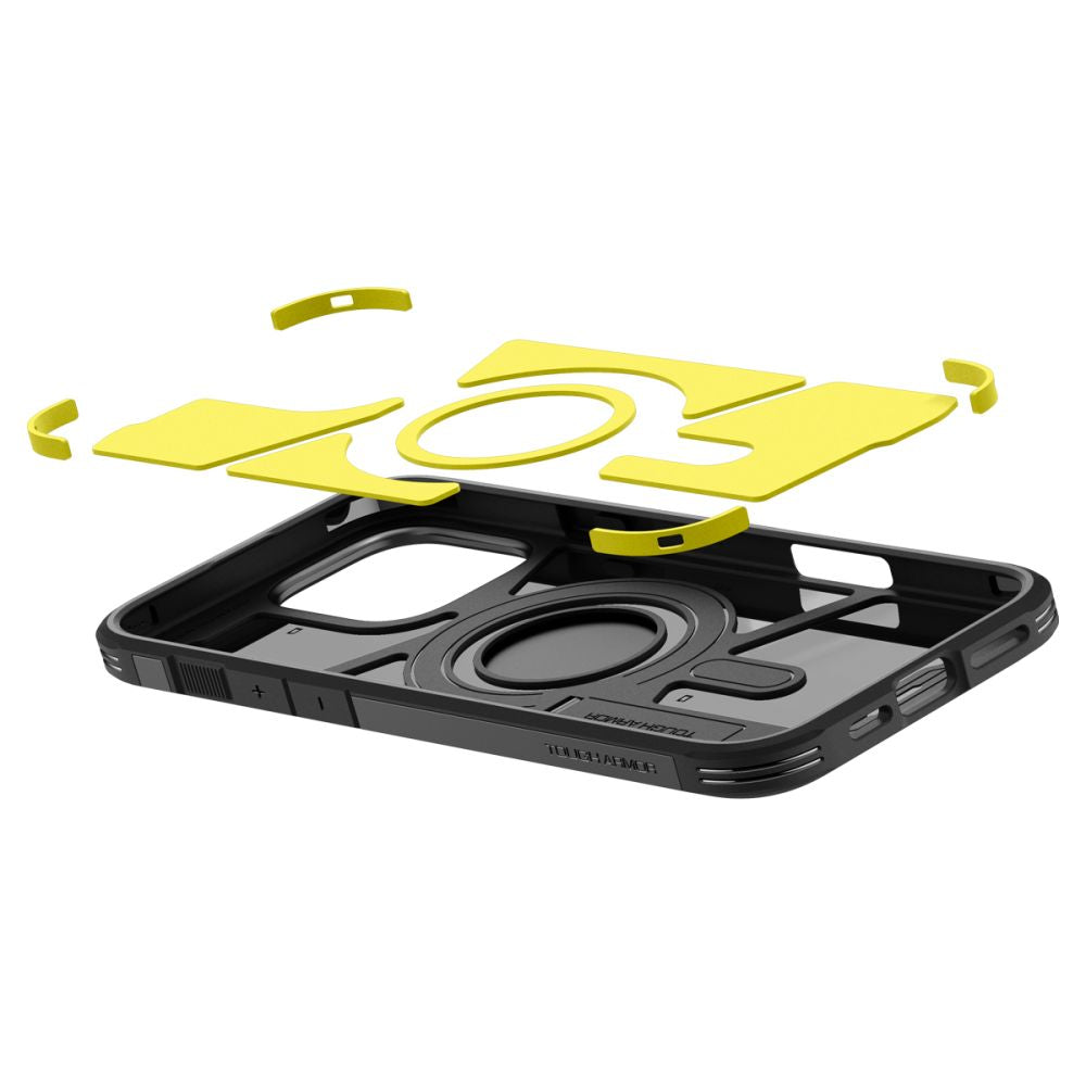 Coque MagSafe pour Apple iPhone 16 Pro, Spigen, Tough Armor, Noire ACS08146