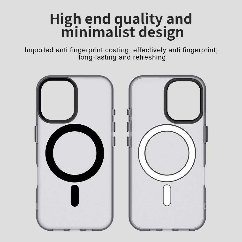 Coque MagSafe pour Apple iPhone 16, Techsuit, CandyCase, Noire