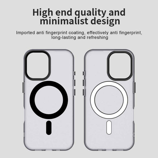 Coque MagSafe pour Apple iPhone 16, Techsuit, CandyCase, Noire