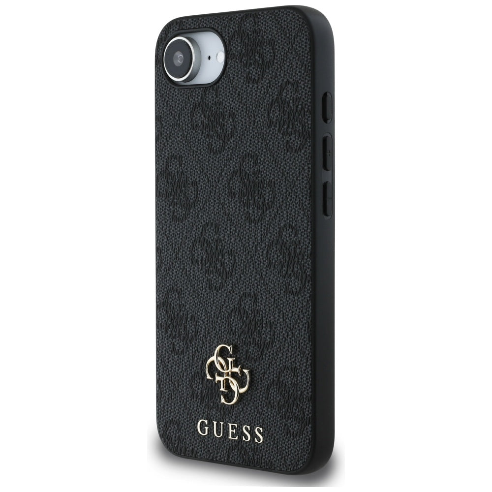 MagSafe Case for Apple iPhone 17e / 16e, Guess, 4G Classic, Black