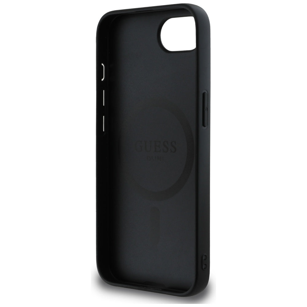 MagSafe Case for Apple iPhone 17e / 16e, Guess, 4G Classic, Black