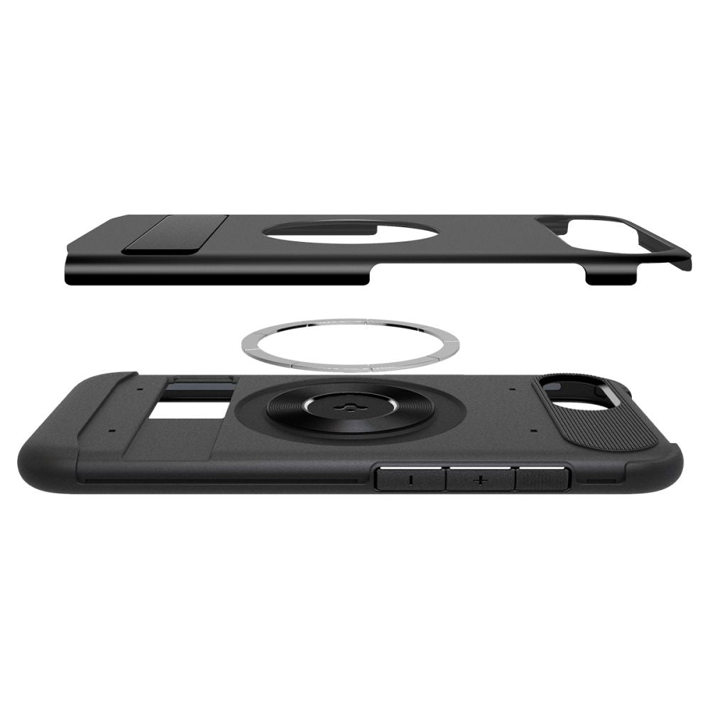Coque MagSafe pour Apple iPhone 17e / 16e, Spigen, Slim Armor, Noire