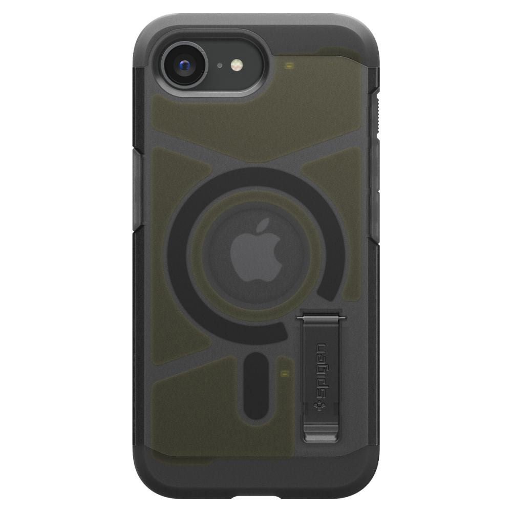 MagSafe hoesje voor Apple iPhone 17e / 16e, Spigen, Tough Armor, Satijnzwart