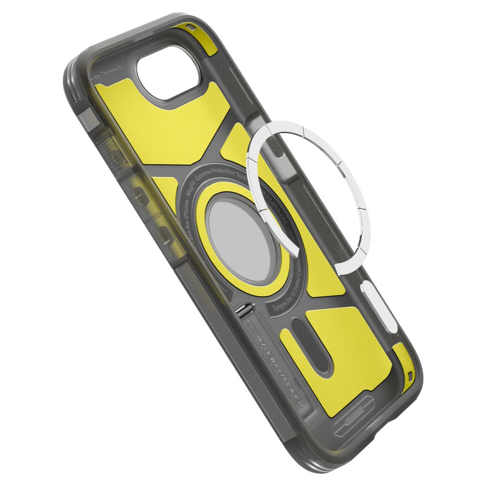 MagSafe hoesje voor Apple iPhone 17e / 16e, Spigen, Tough Armor, Satijnzwart