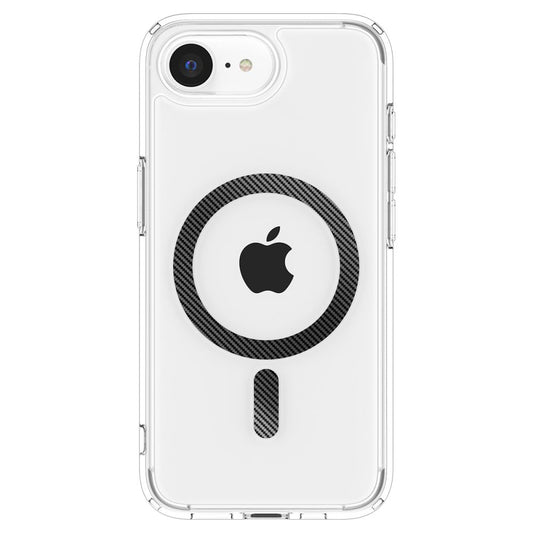 MagSafe-hoes voor Apple iPhone 17e / 16e, Spigen, Ultra Hybrid Carbon, Transparant