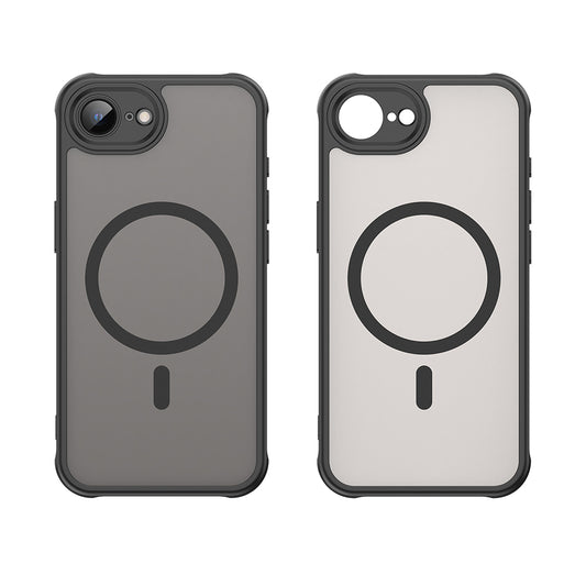 MagSafe-hoesje voor Apple iPhone 17e / 16e, Techsuit, HaloFrost II, Zwart