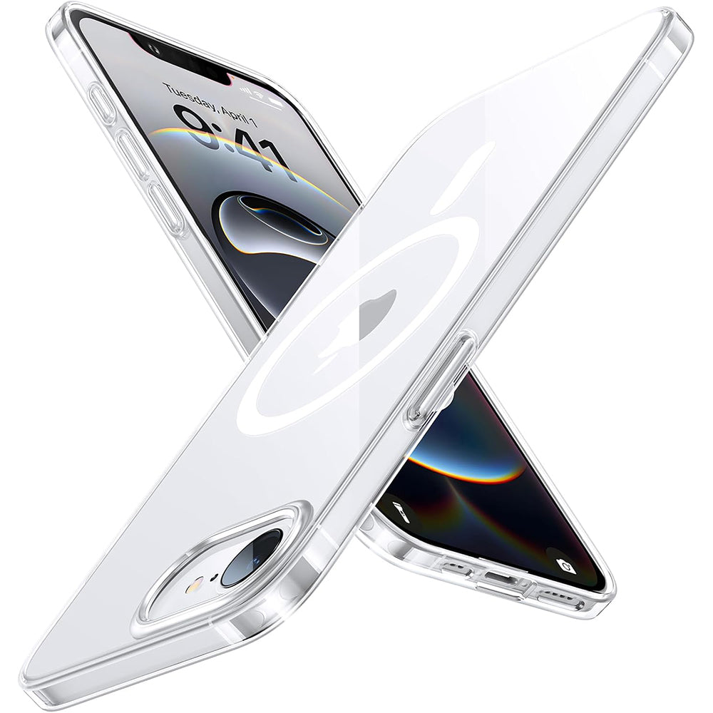 MagSafe hoes voor Apple iPhone 17e / 16e, Torras, OriginFit, Transparant