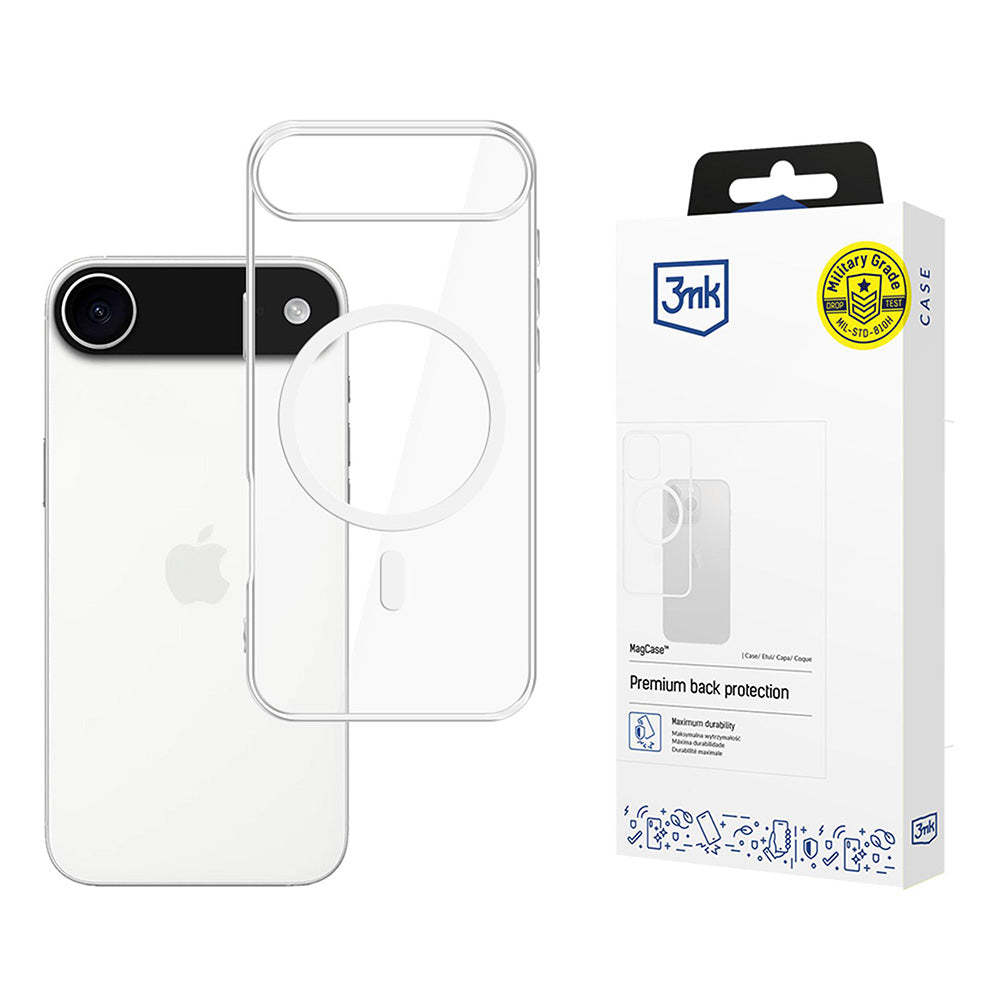 MagSafe Hülle für Apple iPhone 17 Air, 3MK, MagCase, Transparent