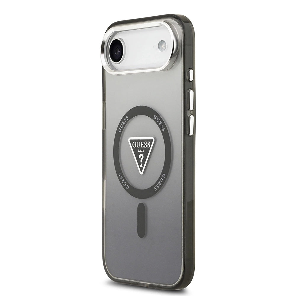MagSafe hoesje voor Apple iPhone 17 Air, Guess, IML Gradient Triangle Logo, Zwart