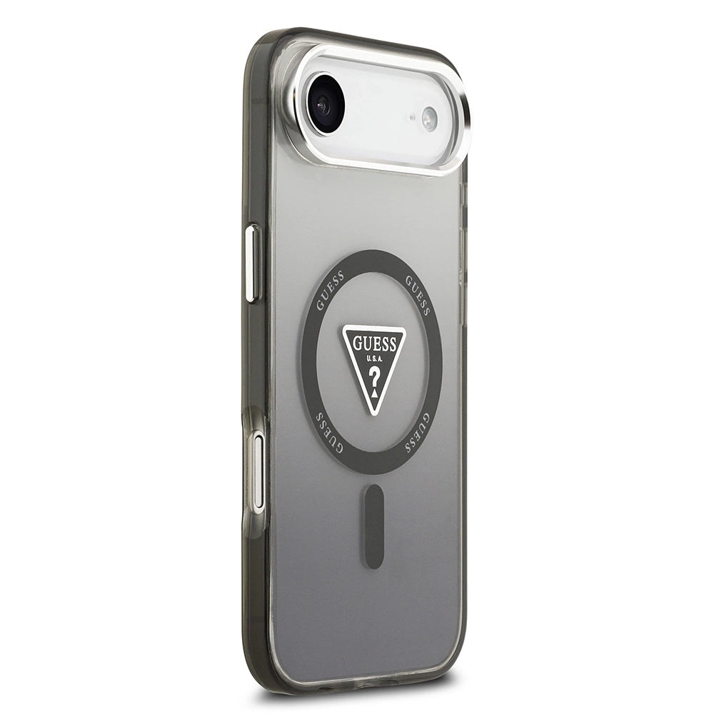 MagSafe hoesje voor Apple iPhone 17 Air, Guess, IML Gradient Triangle Logo, Zwart