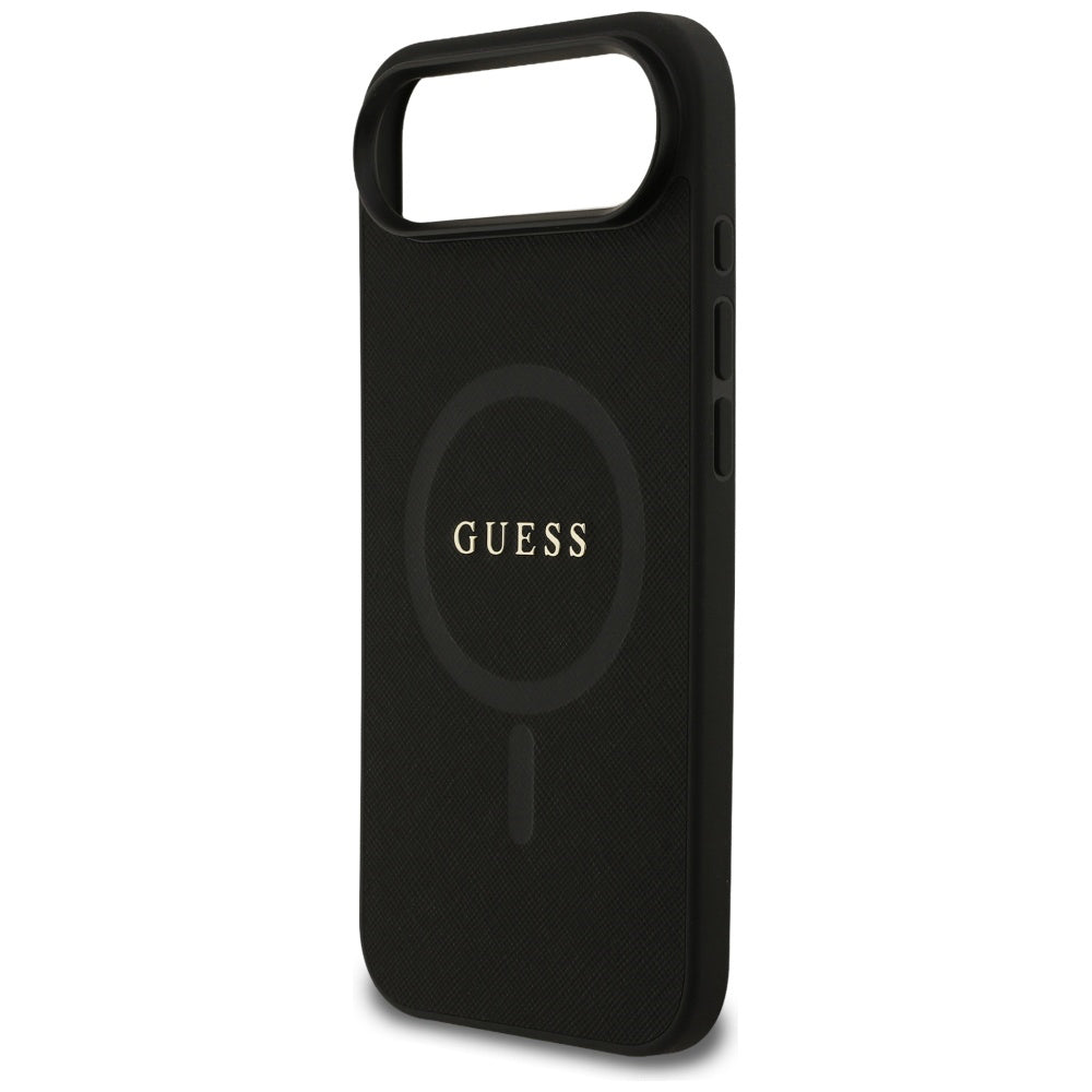 MagSafe Case for Apple iPhone 17 Air, Guess, Saffiano Classic Logo, Black