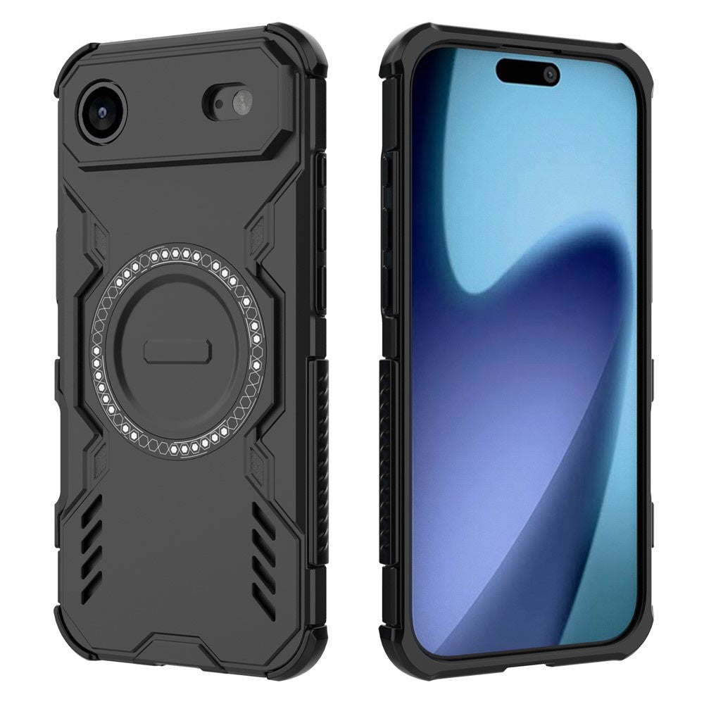 Coque MagSafe pour Apple iPhone 17 Air, Techsuit, ArmorMag, Noire