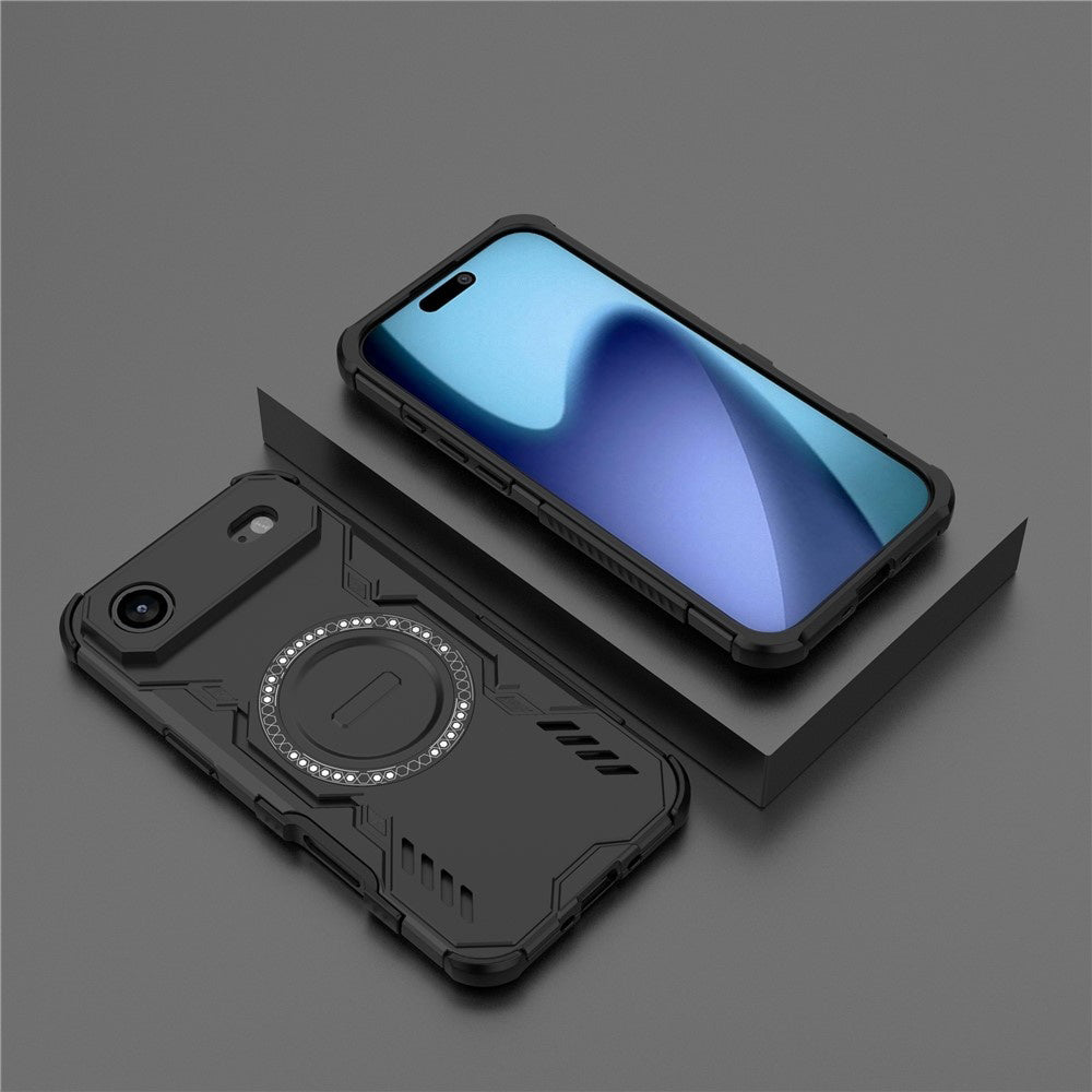 Coque MagSafe pour Apple iPhone 17 Air, Techsuit, ArmorMag, Noire