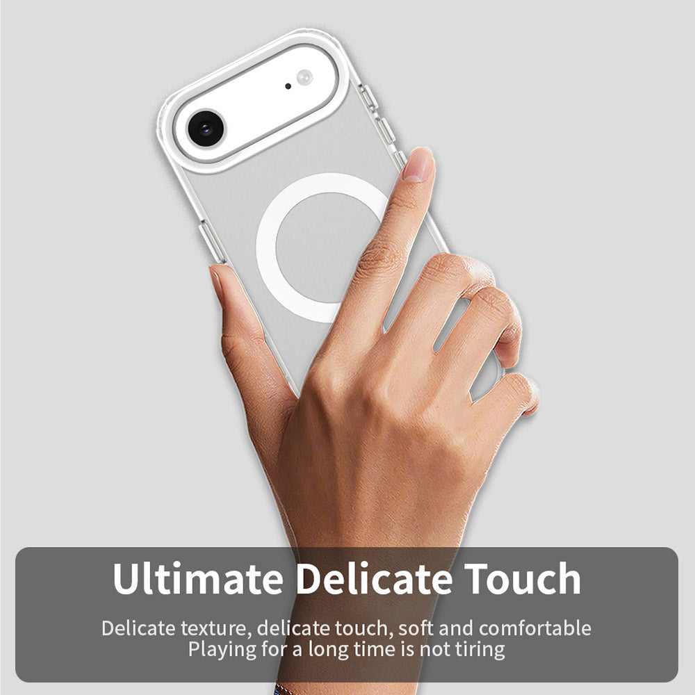 Coque MagSafe pour Apple iPhone 17 Air, Techsuit, CandyCase, Blanche