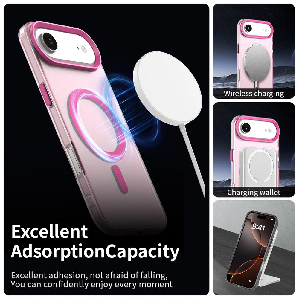 Coque MagSafe pour Apple iPhone 17 Air, Techsuit, CandyCase, Rose
