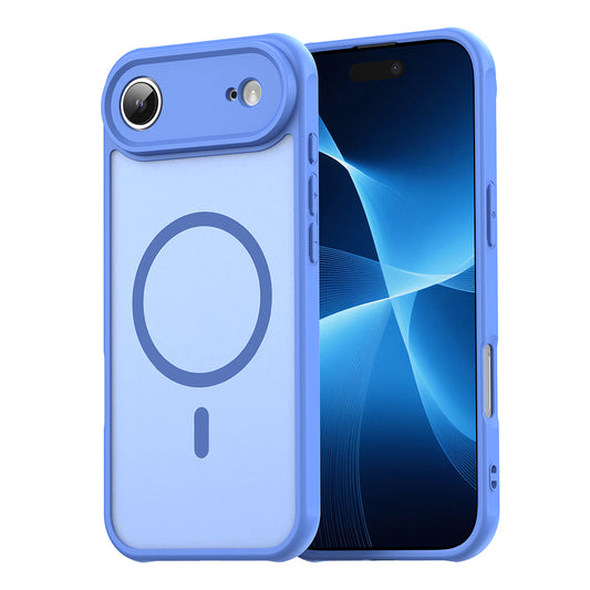 Housse MagSafe pour Apple iPhone 17 Air, Techsuit, HaloFrost II, Bleue