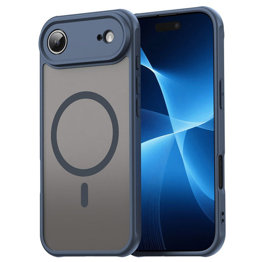 MagSafe hoesje voor Apple iPhone 17 Air, Techsuit, HaloFrost II, Marineblauw