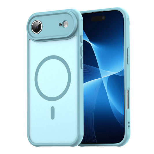 Housse MagSafe pour Apple iPhone 17 Air, Techsuit, HaloFrost II, Vert Clair