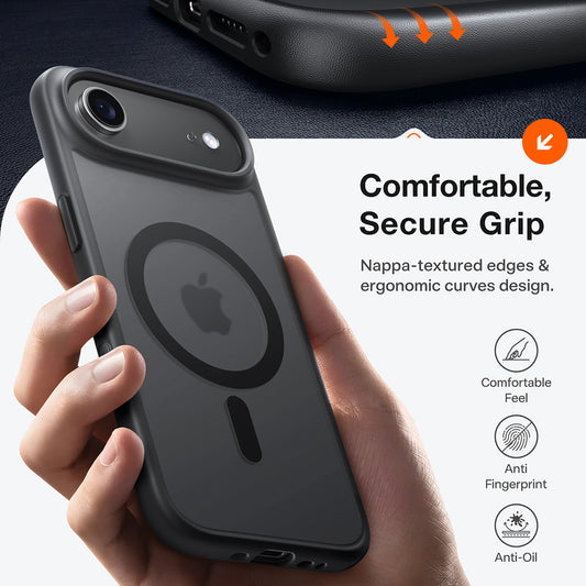 MagSafe Hülle für Apple iPhone 17 Air, Torras, Guardian, Schwarz