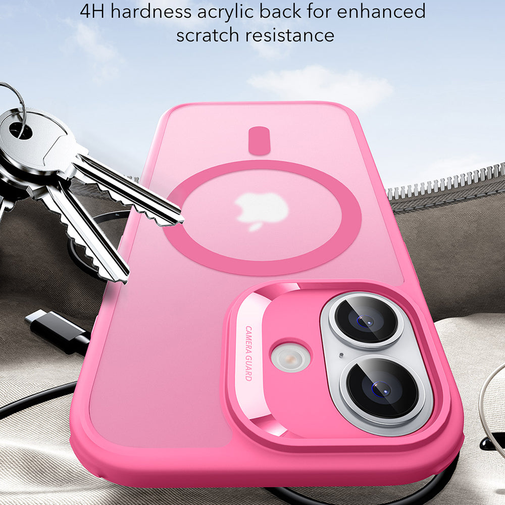 MagSafe hoesje voor Apple iPhone 17, ESR, Classic Hybrid, Satijnroze