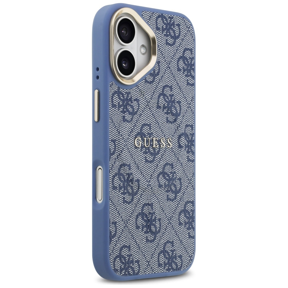 MagSafe hoesje voor Apple iPhone 17, Guess, 4G Classic, Blauw